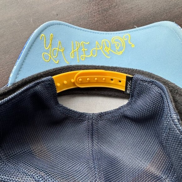 Goorin Bros Animal Farm Trucker Baseball Snapback Hat Cap All Ears Ergo Cat Blue - Picture 11 of 14